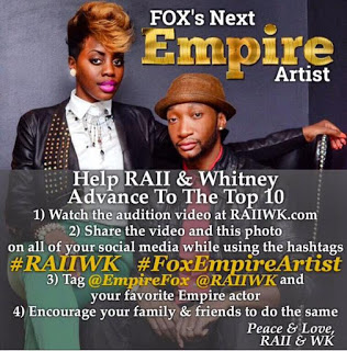 Raphael (stage name is RAII pronounced Rye) S’s Contest Audition
