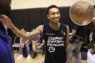Tyga Tattoos Kylie On Arm