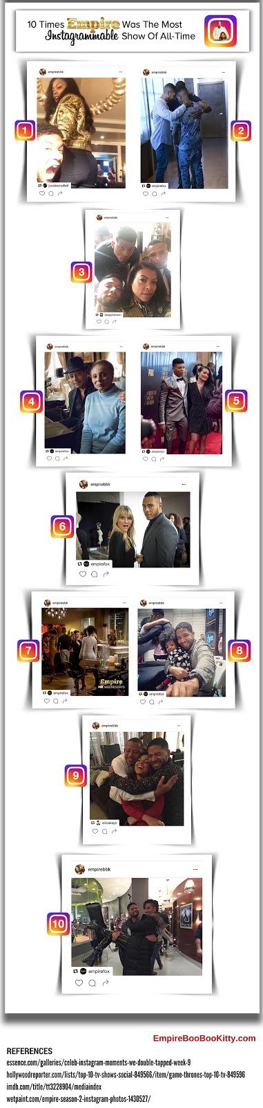 10 Times Empire Was The Most Instagrammable TV Show Of All-Time [Infographic]