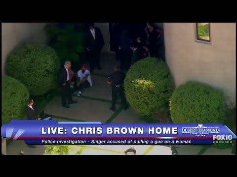 Is Chris Brown Dead Or Alive? Standoff with SWAT Team Live Updates