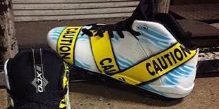DeSean Jackson Shoes, Caution Cleats