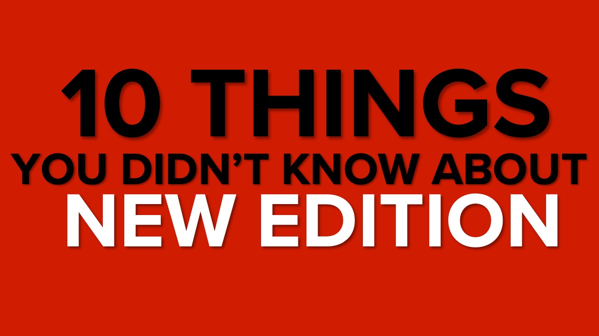 10 New Edition Facts We Learned From The BET Mini-Series – Infographic