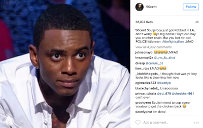 Soulja Boy Robbed In LA – 50 Cent