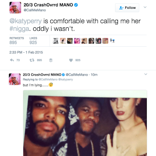 Katy Perry The N-Word – DJ Mano Producer Tweet, Obama