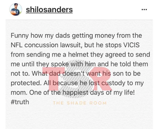 Deion Shilo Sanders – Custody Battle, Pilar