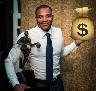 Russell Westbrook Net Worth 2018 – 205/5 = $41 Million