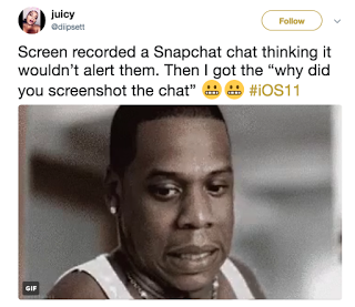 Snapchat Screenshot Glitch – 2017, Hack Recording iOS 11