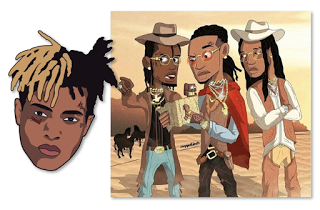 Takeoff, XXXTentacion – Migos Jumped X