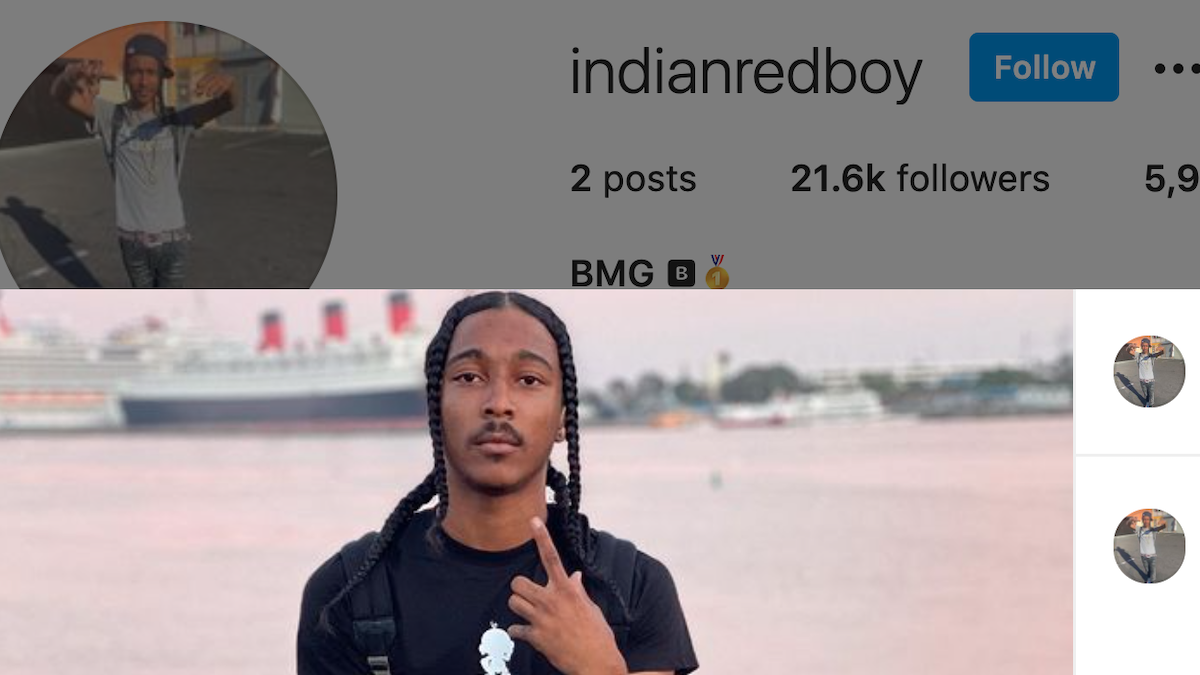 Indian Red Boy Zerail Dijon Rivera